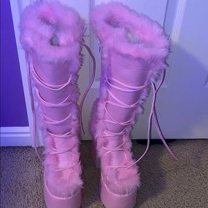 Dolls Kill Pure Viligance Platform Boots